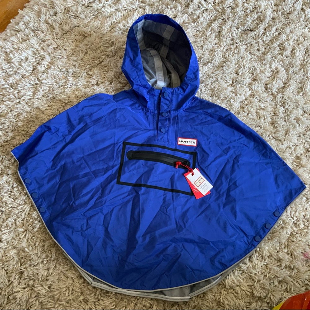 Hunter Kids Vibrant Blue Hooded Cape